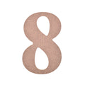 MDF Numerical 8 2.6 X 4Inch 5.5Mm Thick 1Pc Lb