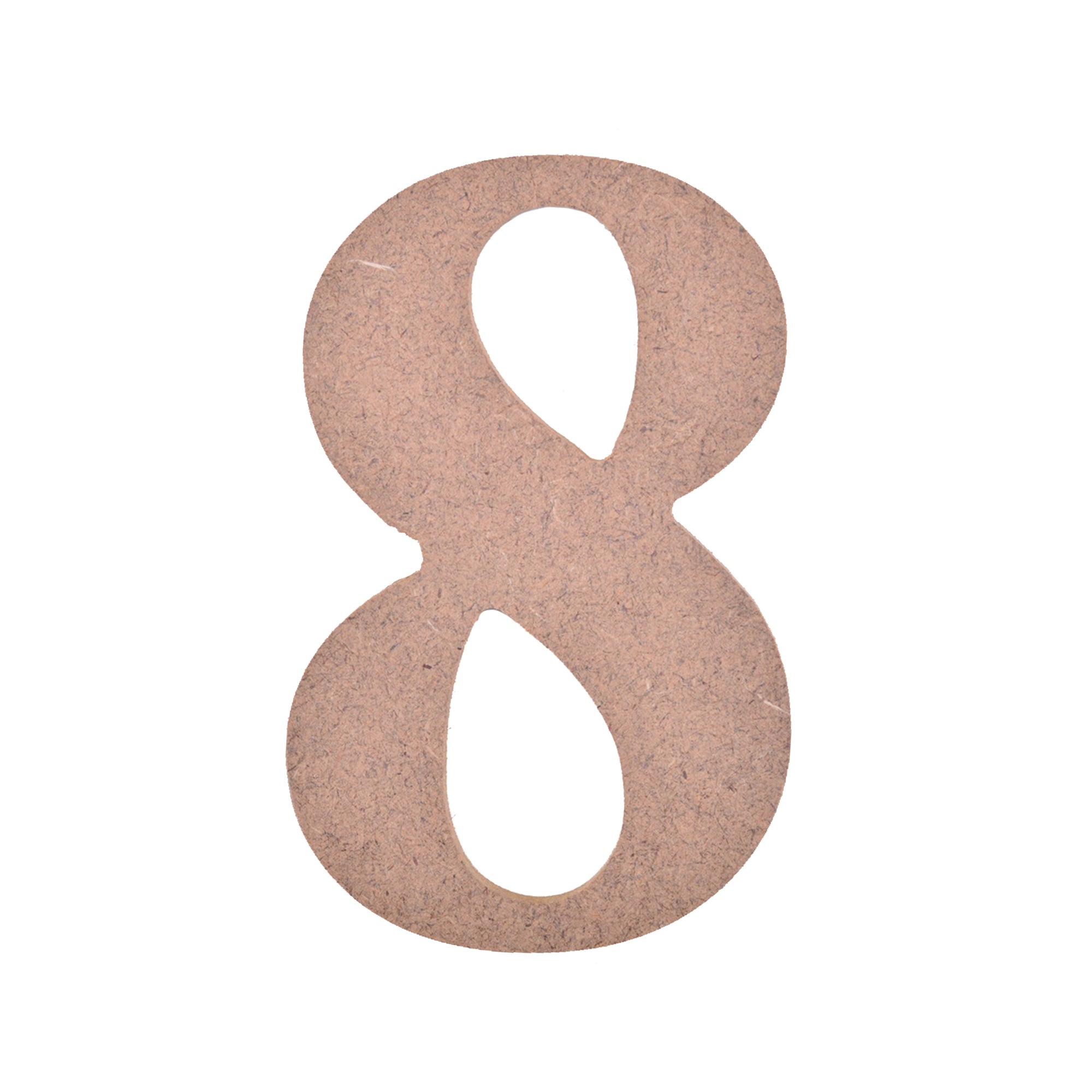 MDF Numerical 8 2.6 X 4Inch 5.5Mm Thick 1Pc Lb