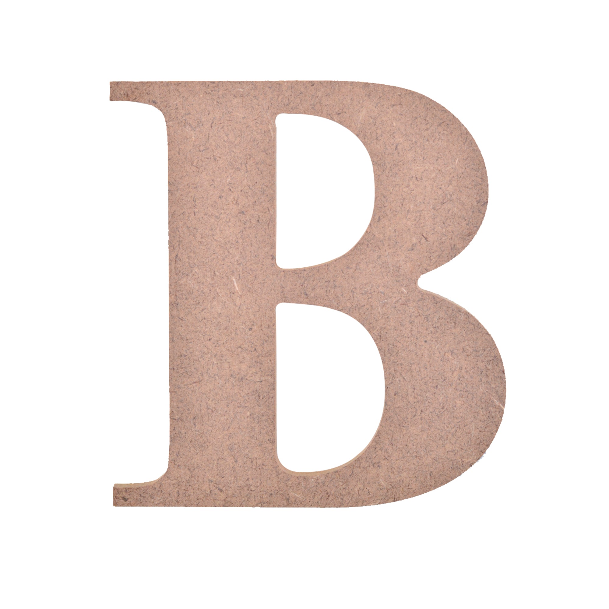 MDF Alphabet Upper Case B 3 X 4Inch 5.5Mm Thick 1Pc Lb