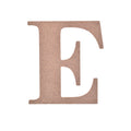 MDF Alphabet Upper Case E 3 X 4Inch 5.5Mm Thick 1Pc Lb