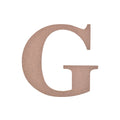 MDF Alphabet Upper Case G 4.5 X 4Inch 5.5Mm Thick 1Pc Lb