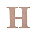 MDF Alphabet Upper Case H 4.5 X 4Inch 5.5Mm Thick 1Pc Lb