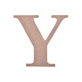 MDF Alphabet Upper Case Y 4 X 4Inch 5.5Mm Thick 1Pc Lb