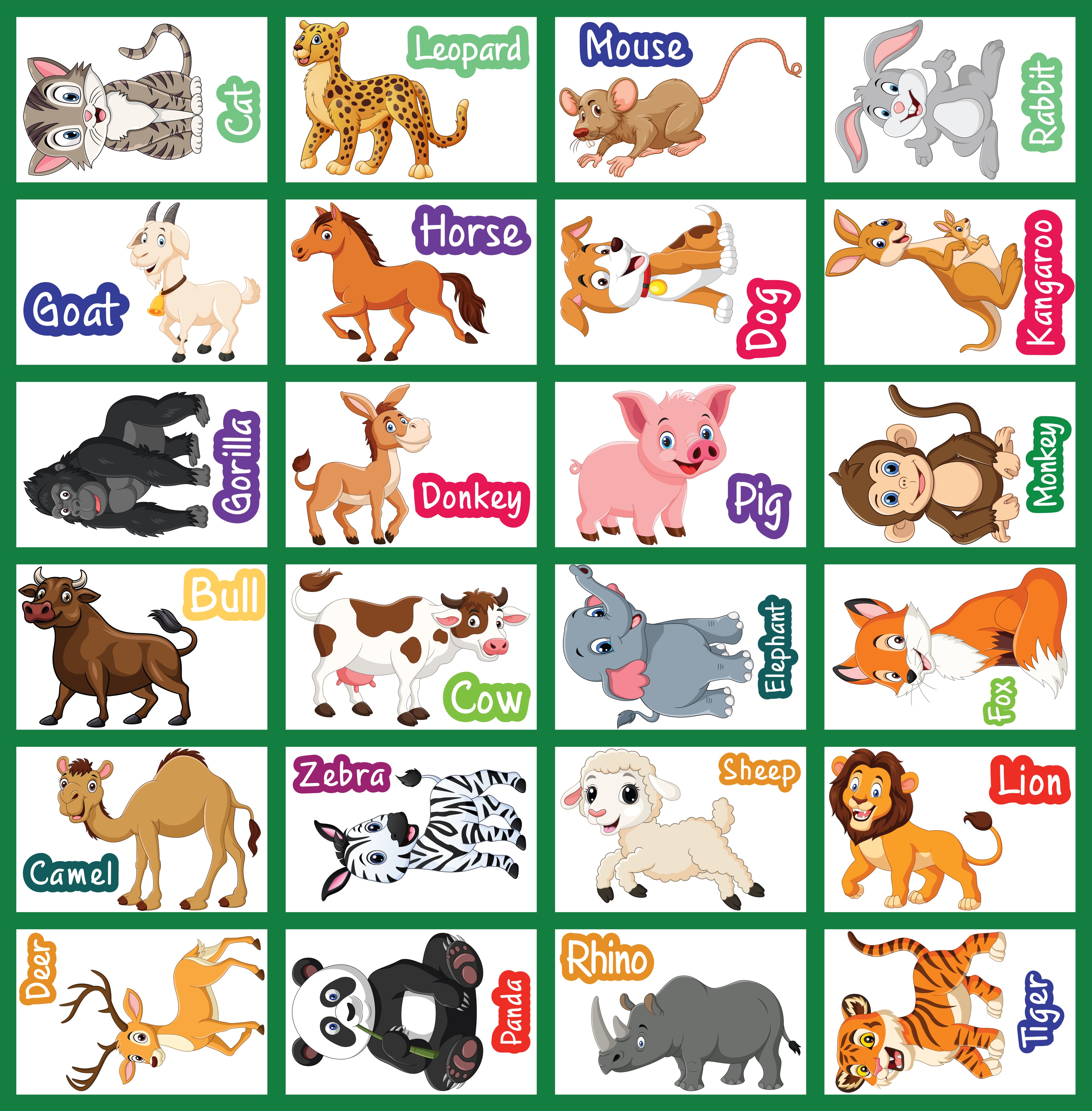 Memory Game Animals Kit 1Box Lb