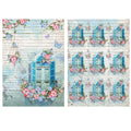 Filament Decoupage Paper A4 Window Garden 2Sheets