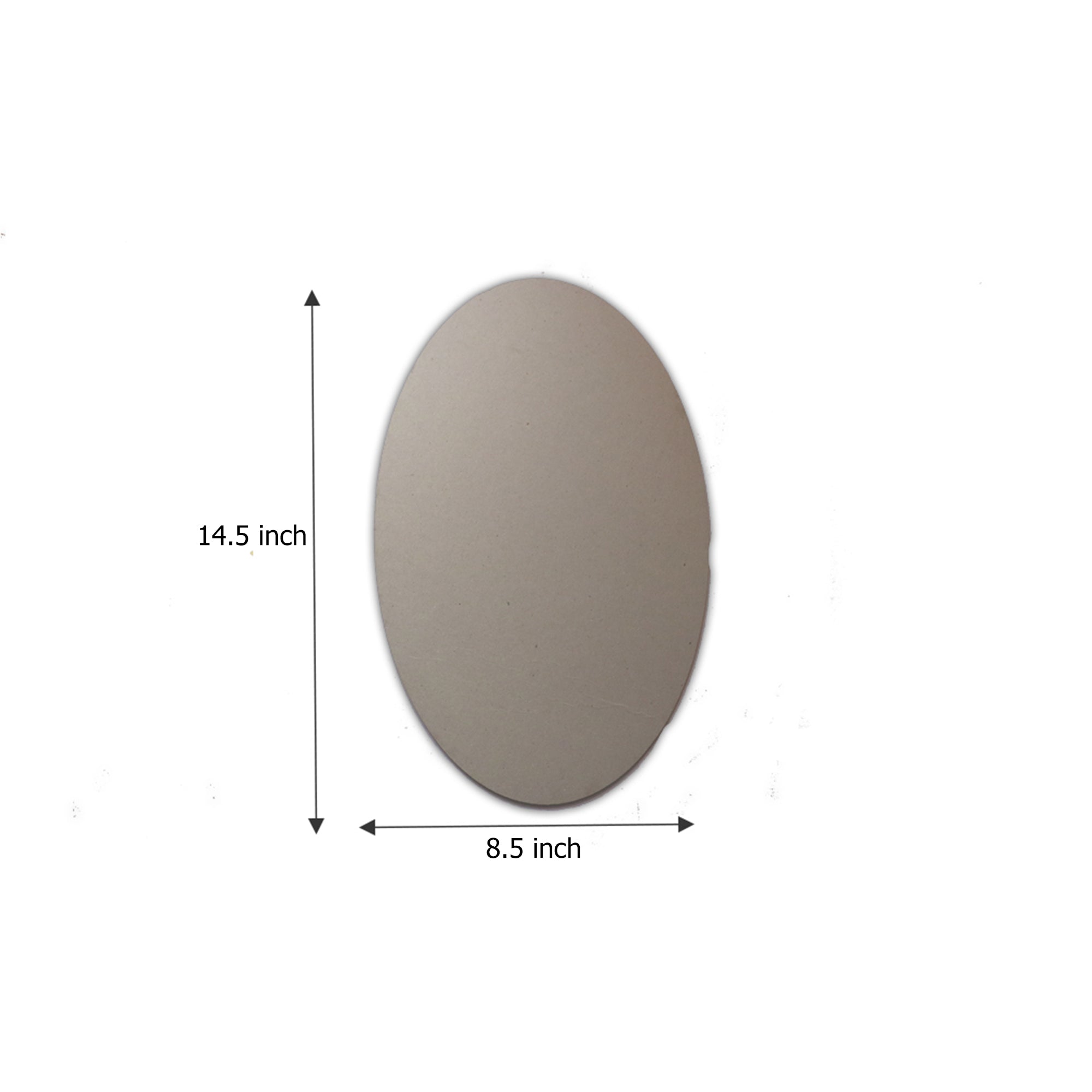 MDF Blank Oval 14 X 8.5Inch 5.5Mm Thick 1Pc Lb