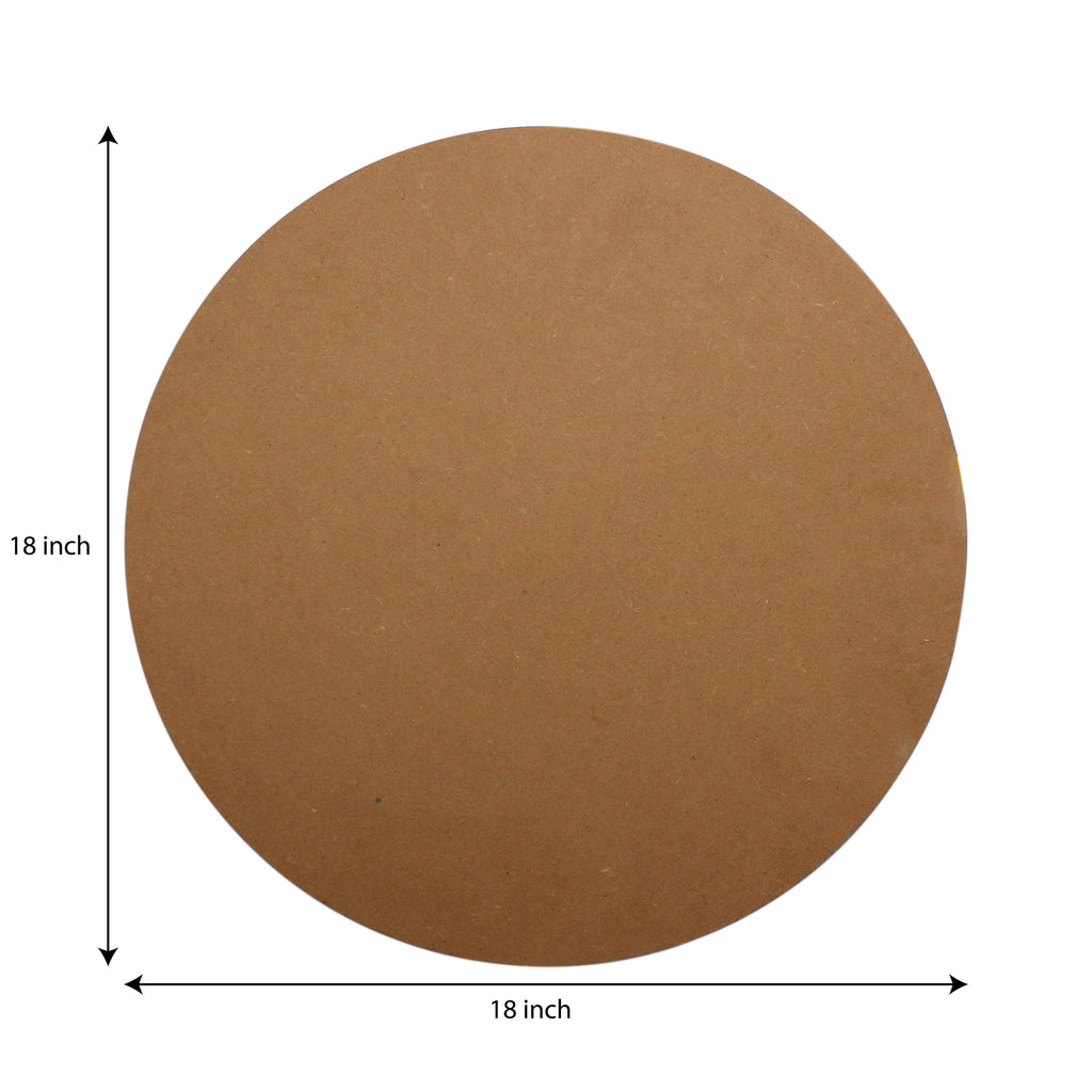 MDF Blank Round Dia 18Inch 5Mm Thick 1Pc Lb