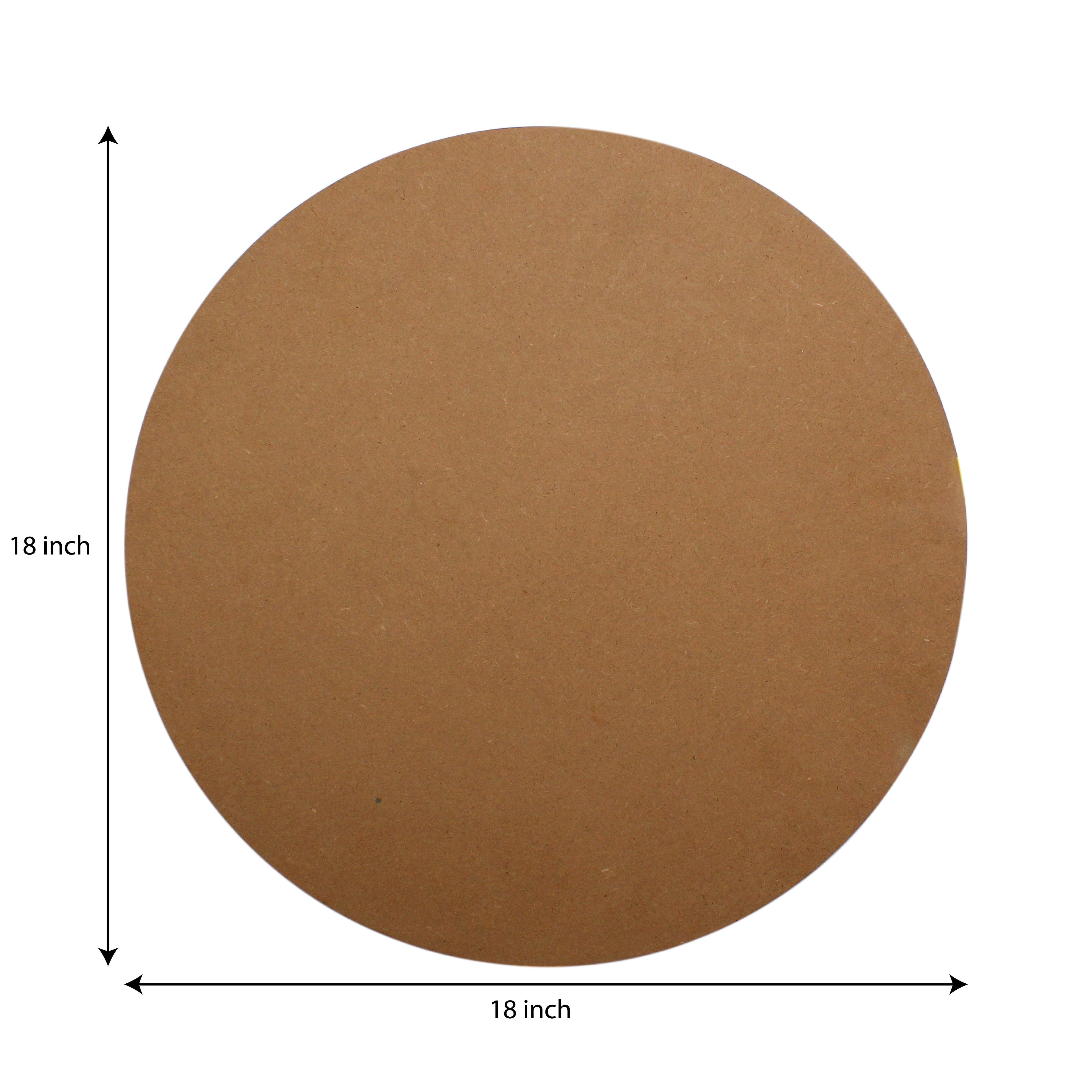 MDF Blank Round Dia 18Inch 5Mm Thick 1Pc Lb