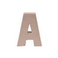 Paper Mache Alphabet A Approx 3 X 4 X 0.78Inch 1Pc Lb
