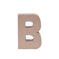 Paper Mache Alphabet B Approx 2.5 X 4 X 0.78Inch 1Pc Lb