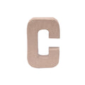 Paper Mache Alphabet C Approx 2.5 X 4 X 0.78Inch 1Pc Lb