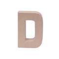 Paper Mache Alphabet D Approx 2.6 X 4 X 0.78Inch 1Pc Lb
