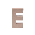 Paper Mache Alphabet E Approx 2.2 X 4 X 0.78Inch 1Pc Lb