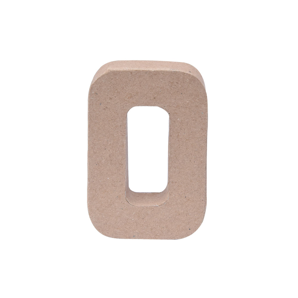 Paper Mache Alphabet O Approx 2.6 X 4 X 0.78Inch 1Pc Lb