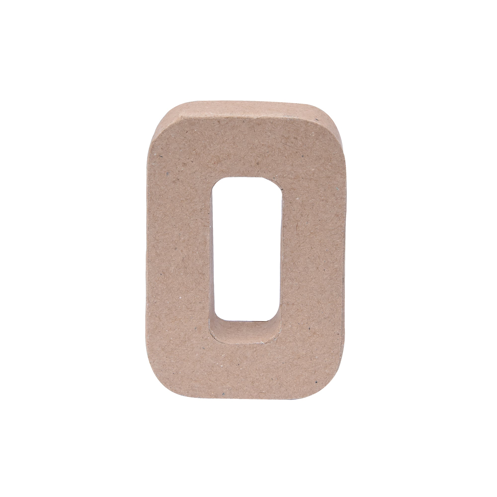 Paper Mache Alphabet O Approx 2.6 X 4 X 0.78Inch 1Pc Lb