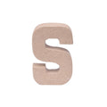 Paper Mache Alphabet S Approx 2.5 X 4 X 0.78Inch 1Pc Lb