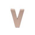 Paper Mache Alphabet V Approx 2.8 X 4 X 0.78Inch 1Pc Lb