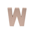 Paper Mache Alphabet W Approx 4 X 4 X 0.78Inch 1Pc Lb