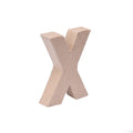 Paper Mache Alphabet X Approx 2.8 X 4 X 0.78Inch 1Pc Lb