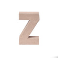 Paper Mache Alphabet Z Approx 2.4 X 4 X 0.78Inch 1Pc Lb