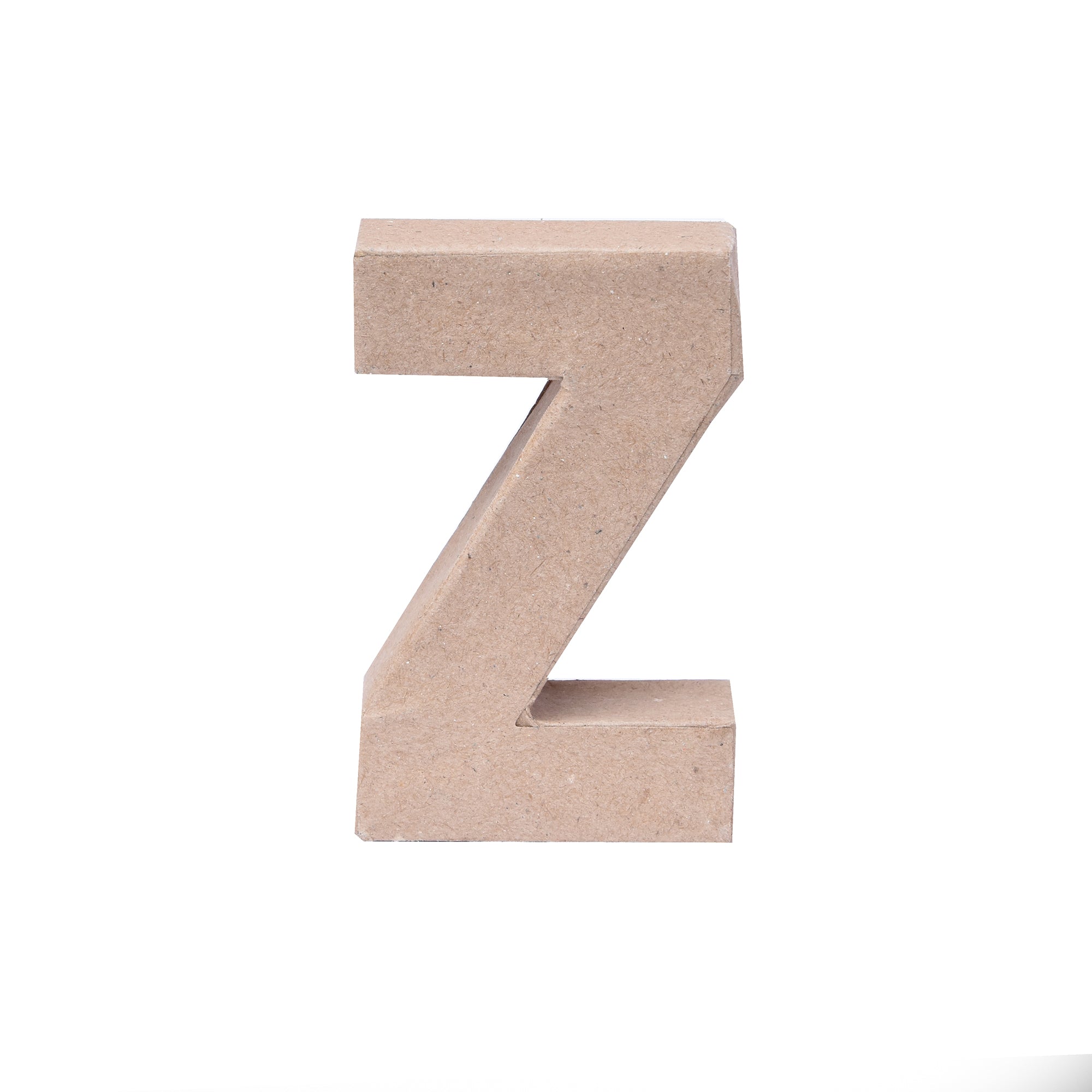 Paper Mache Alphabet Z Approx 2.4 X 4 X 0.78Inch 1Pc Lb