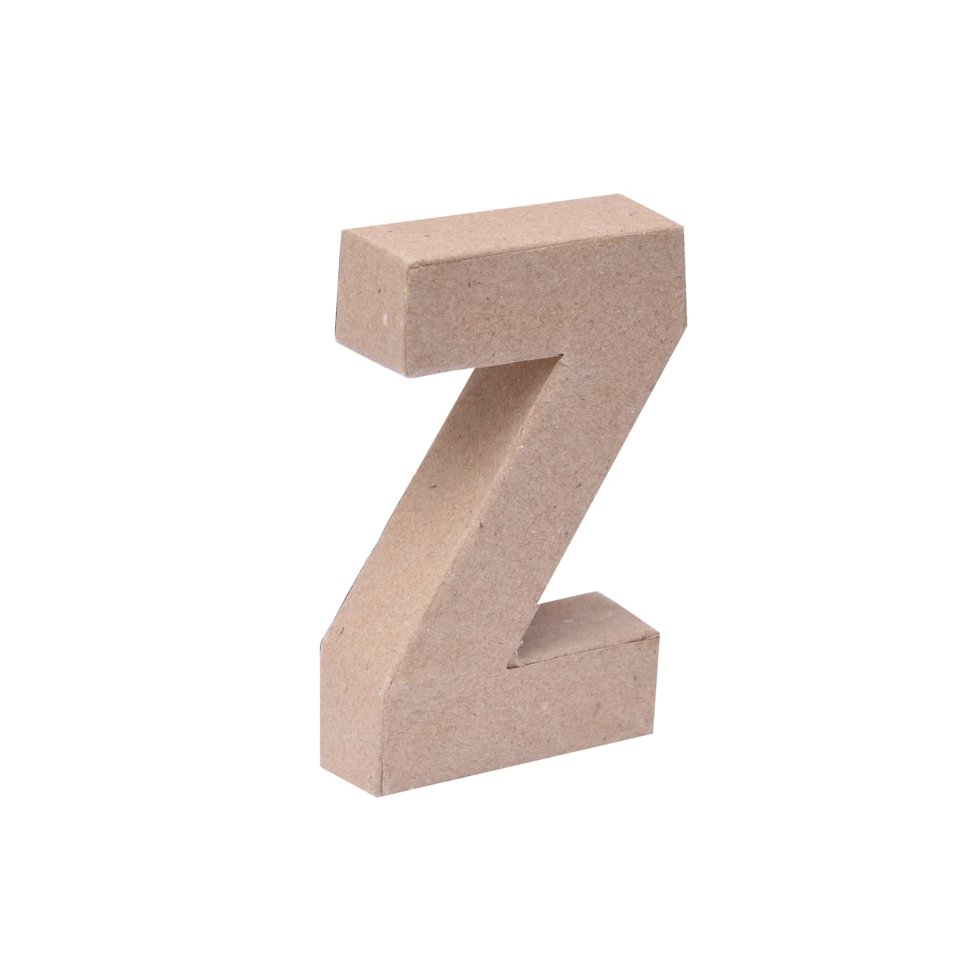 Paper Mache Alphabet Z Approx 2.4 X 4 X 0.78Inch 1Pc Lb