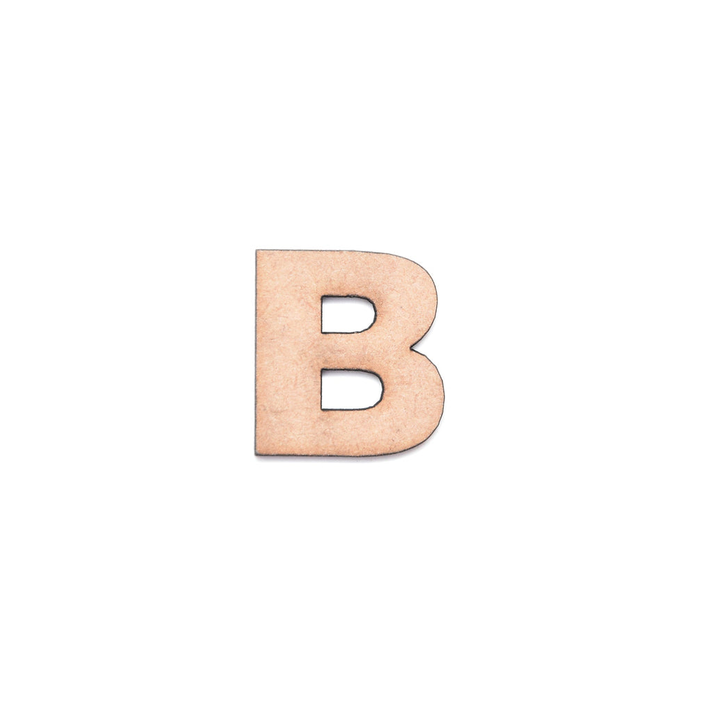 MDF Alphabet Upper Case B 1Inch 2Mm Thick 1Pc