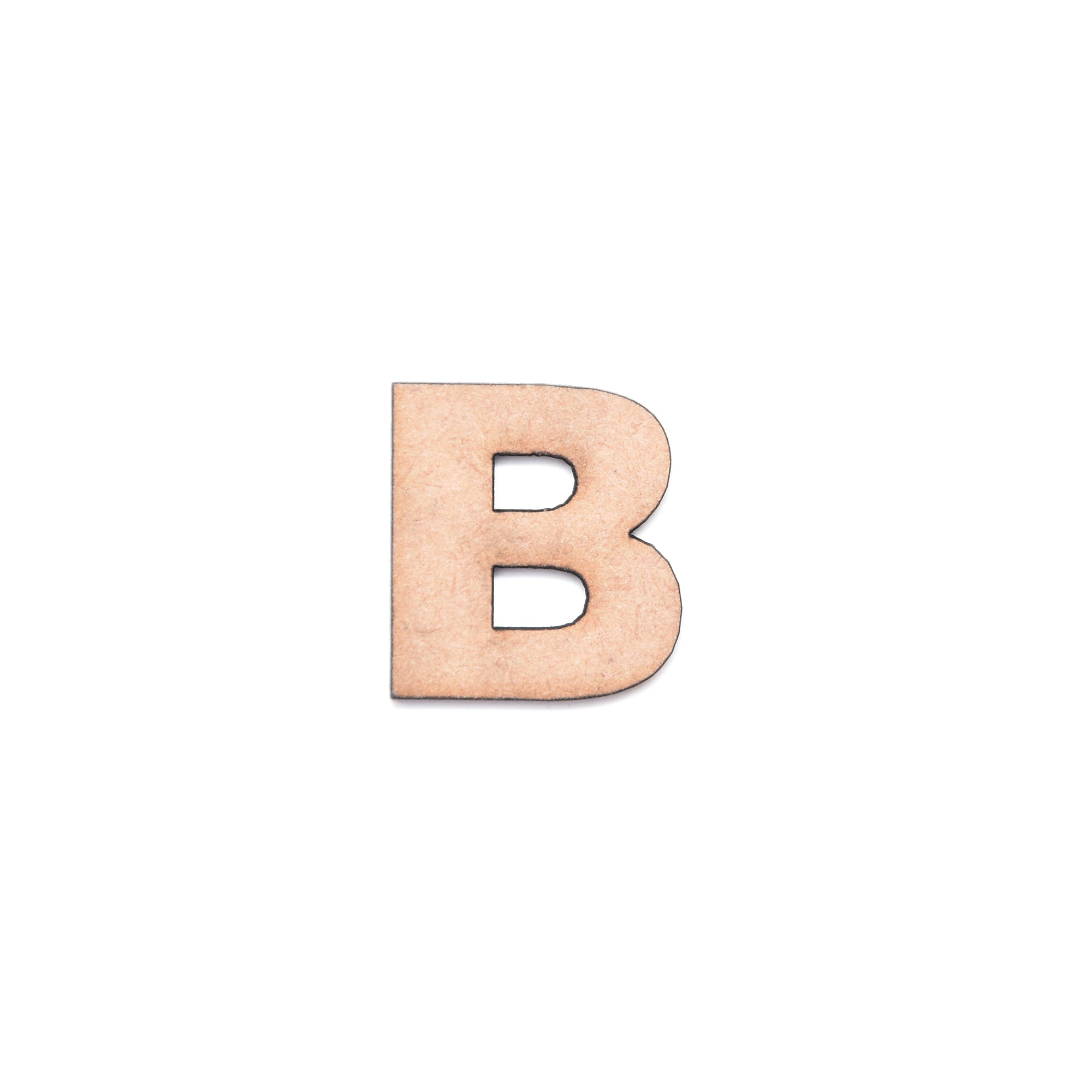 MDF Alphabet Upper Case B 1Inch 2Mm Thick 1Pc