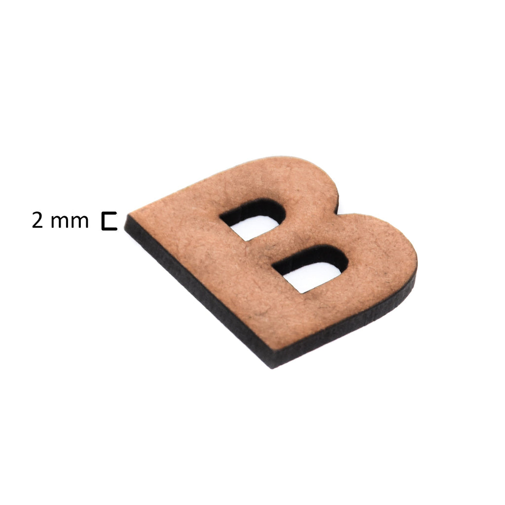 MDF Alphabet Upper Case B 1Inch 2Mm Thick 1Pc