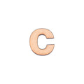 MDF Alphabet Upper Case C 1Inch 2Mm Thick 1Pc