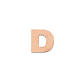MDF Alphabet Upper Case D 1Inch 2Mm Thick 1Pc