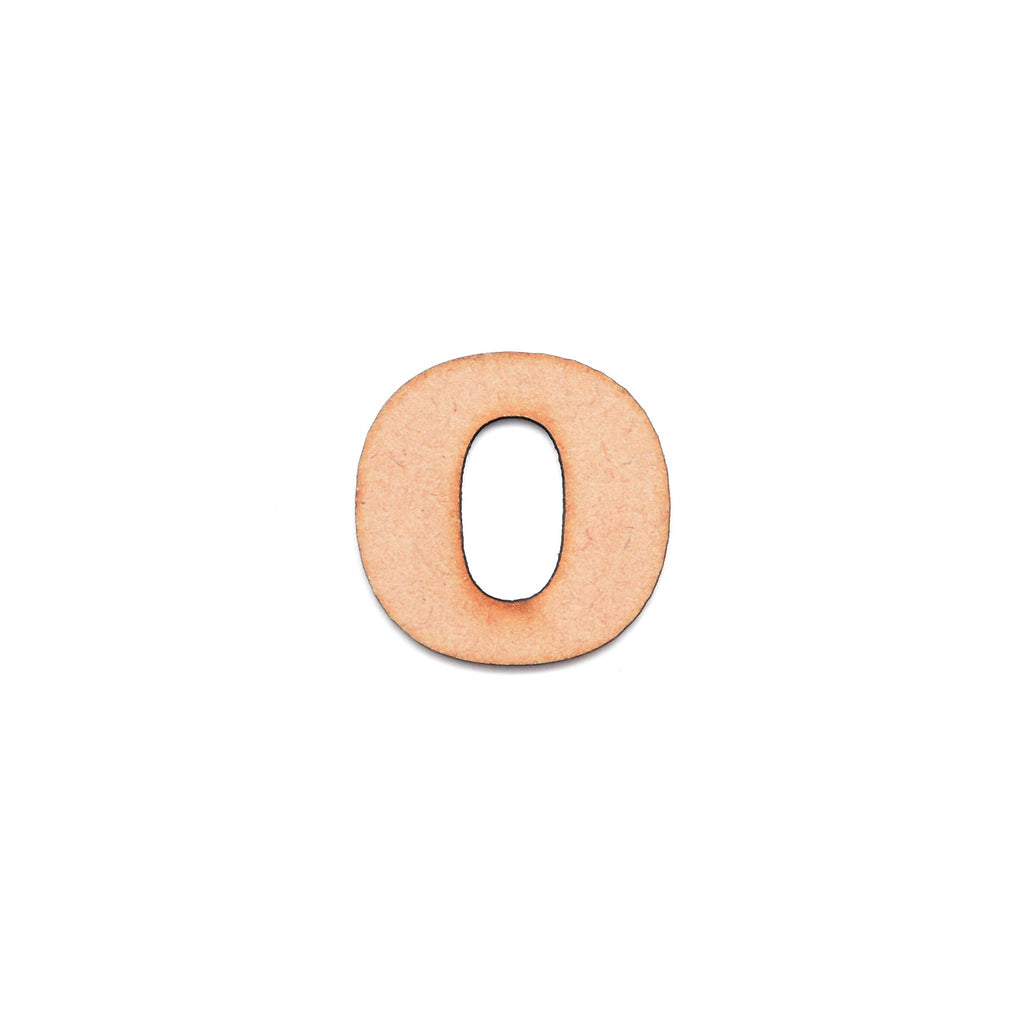 MDF Alphabet Upper Case O 1Inch 2Mm Thick 1Pc