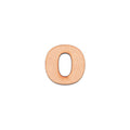 MDF Alphabet Upper Case O 1Inch 2Mm Thick 1Pc