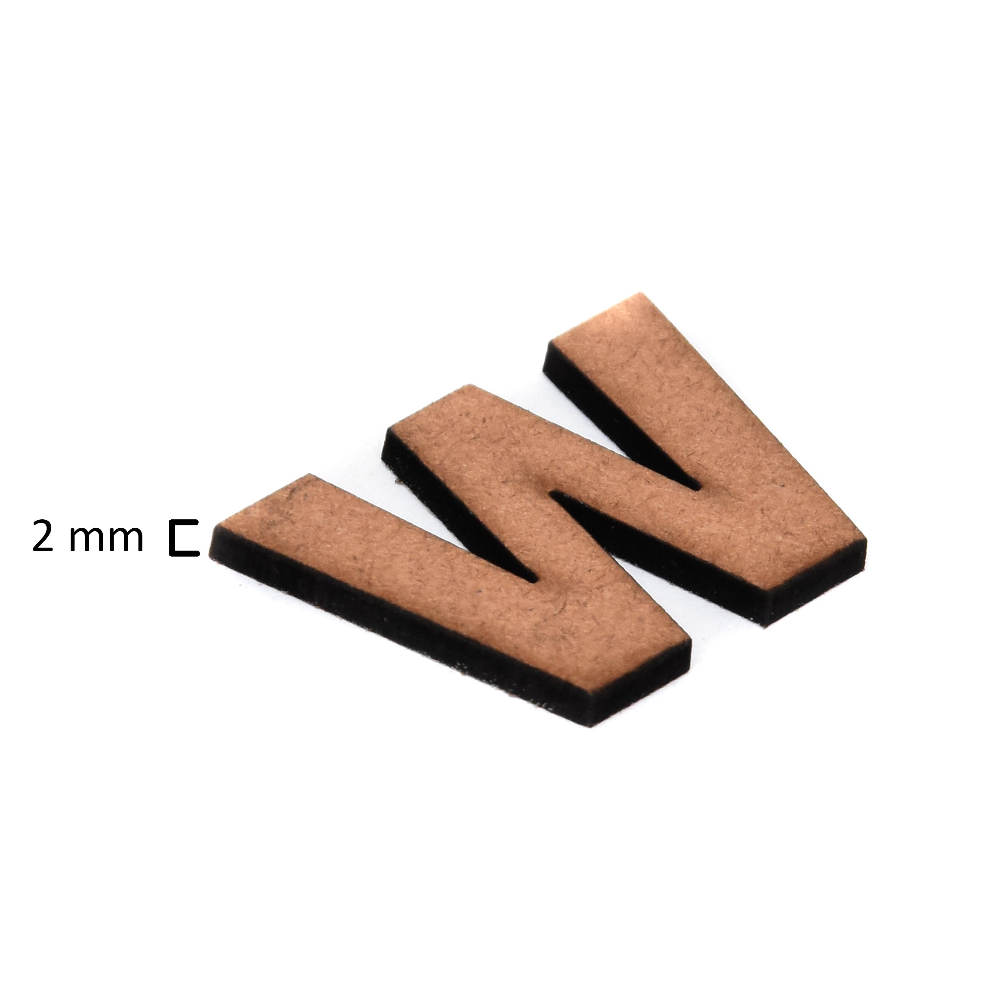 MDF Alphabet Upper Case W 1Inch 2Mm Thick 1Pc