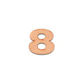 MDF Numerical 8 1inch 2mm Thick 1pc