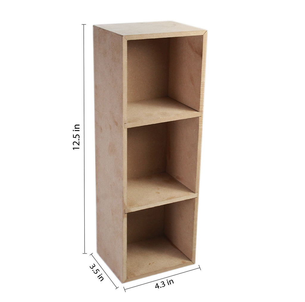 MDF Open Cabinet Organizer W4.3 X H12.5 X D3.5Inch 5.5Mm Thick 1Pc Lb