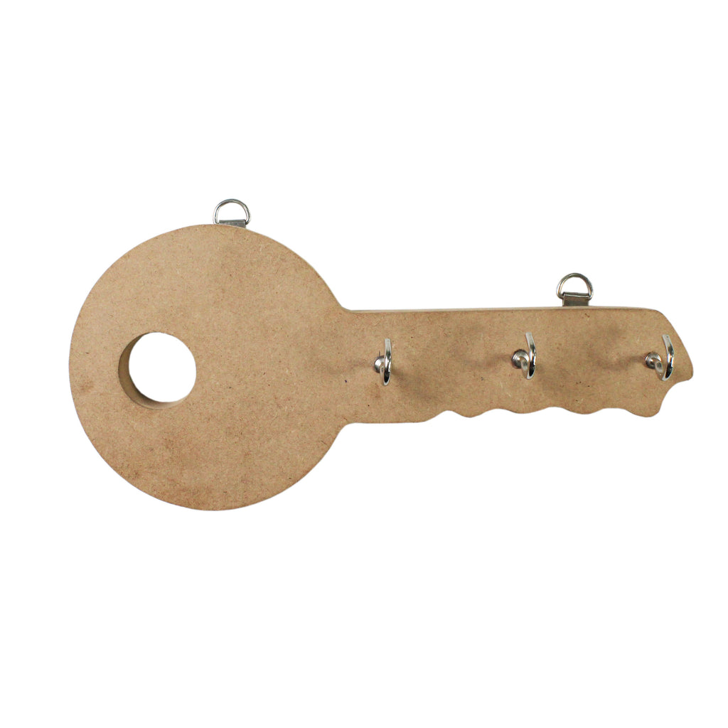 MDF Key Holder Key W9.3 X H4.3 X D0.7Inch 1Pc Lb
