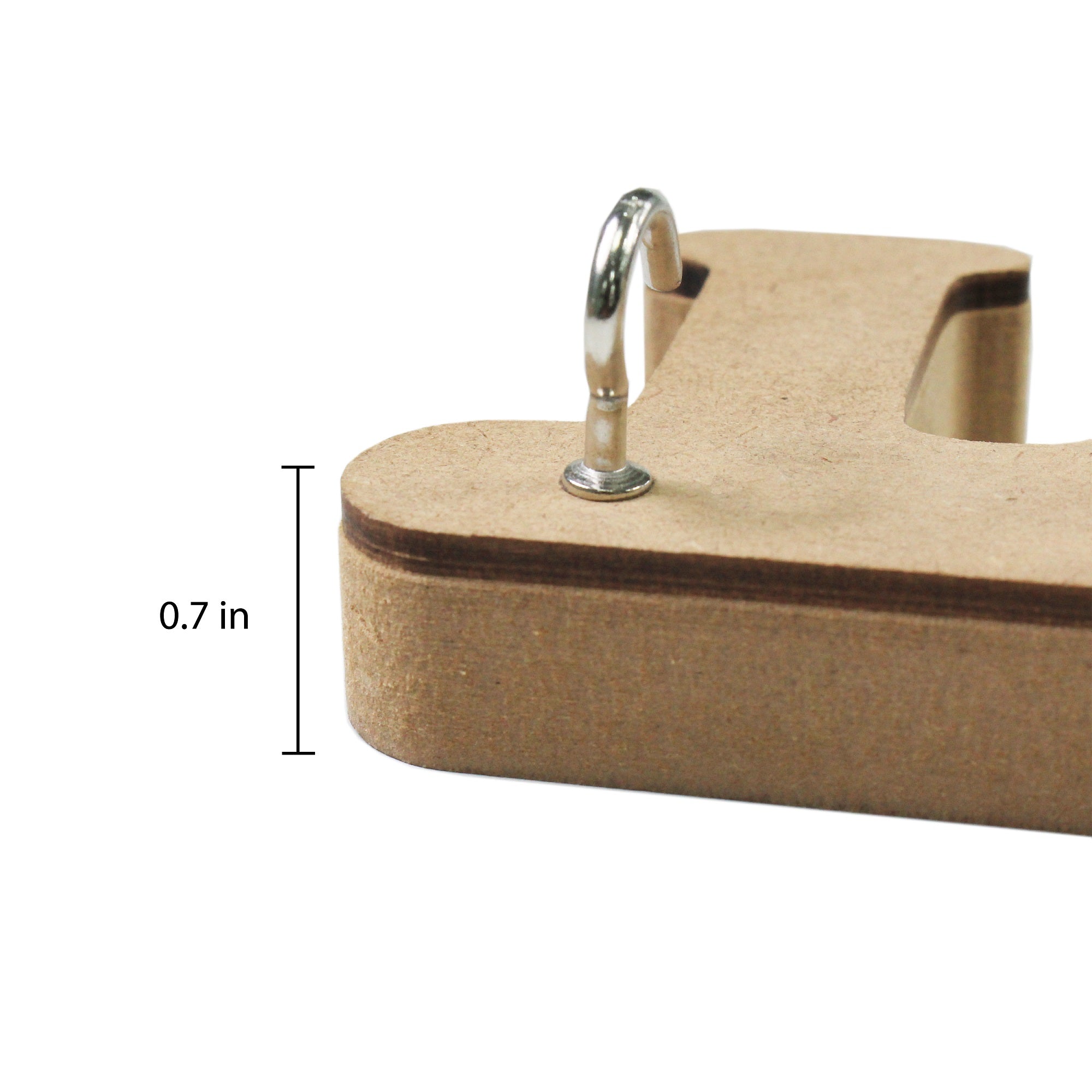 MDF Key Holder Love W11.2 X H2.8 X D0.7Inch 1Pc Lb