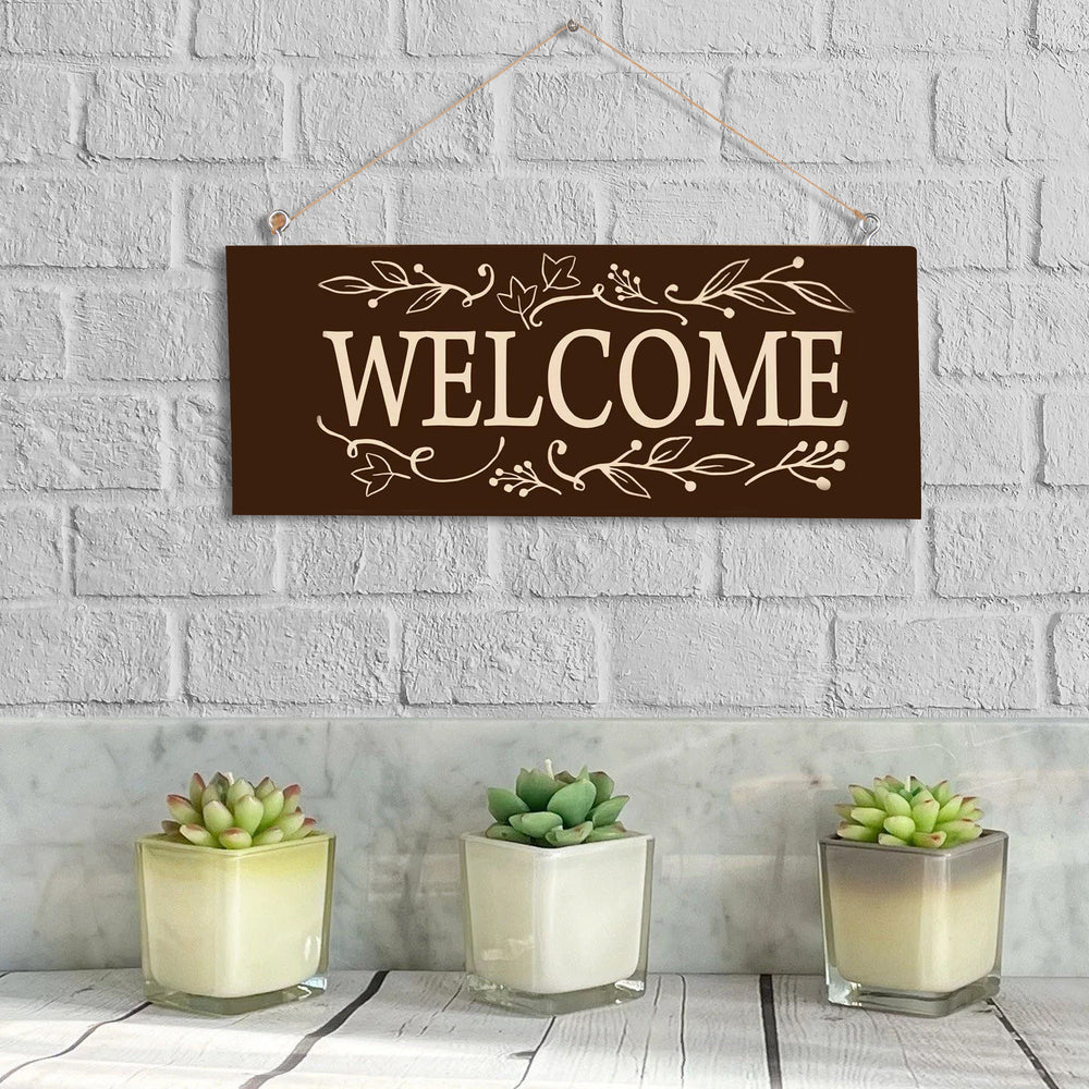 Teak Wood Rustic Hanging Panel 10 inch 1PC