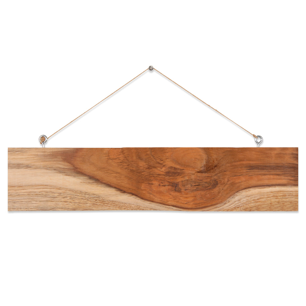Teak Wood Rustic Hanging Panel  18  inch 1PC