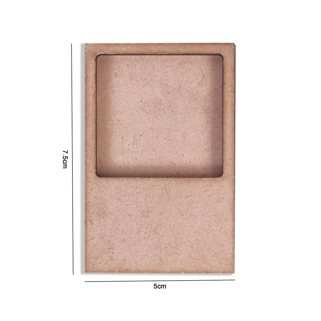 MDF Photo Frame with Magnet - 2 X 3Inch, Thickness 2Mm 1Pc