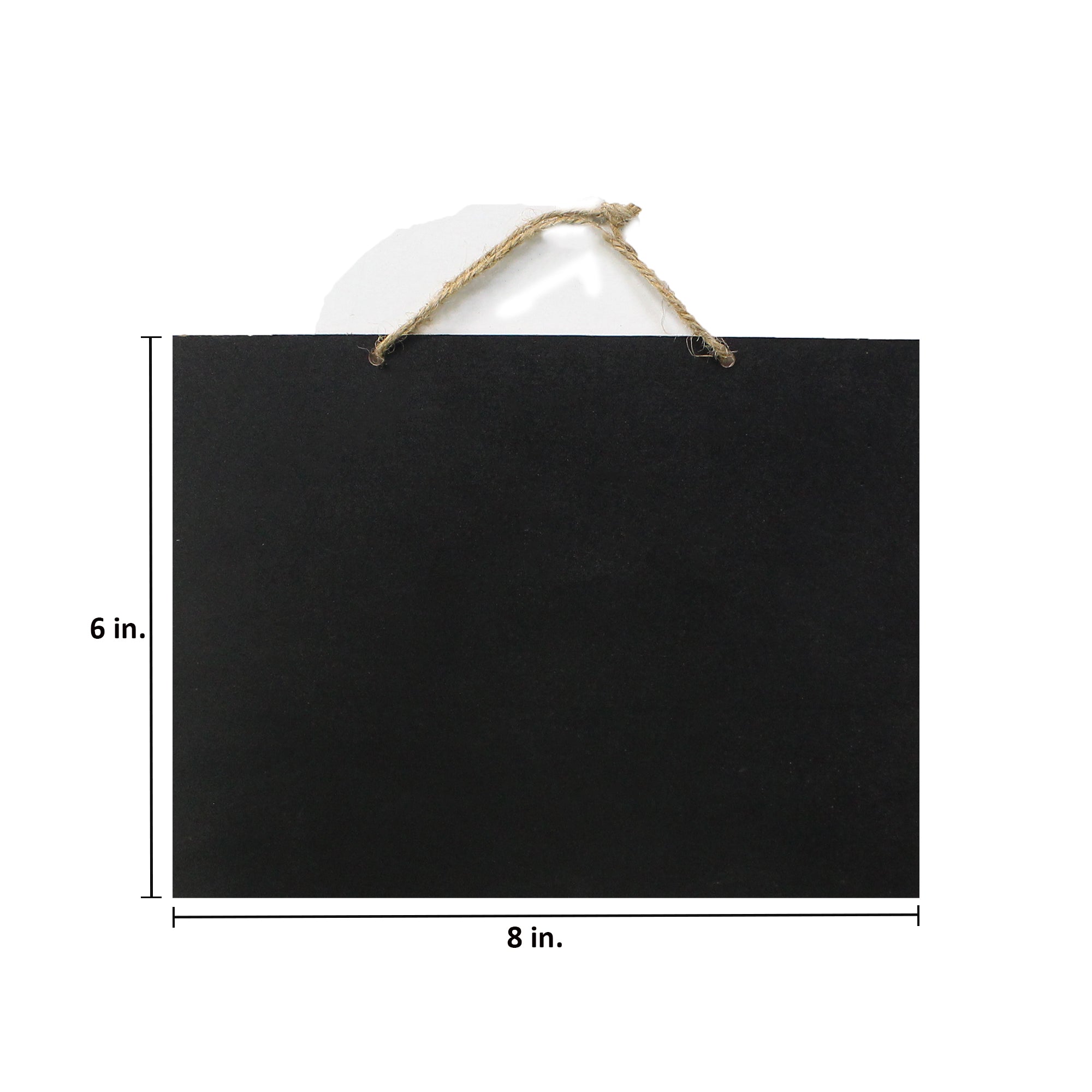 Creative Hanging Chalk Board Landscape Rectangular W8 X H6Inch 1.9Mm Thick 1Pc Pb Lb
