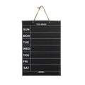 Creative Hanging Chalk Board Weekly Planner W9 X H14Inch 5.5Mm Thick 1Pc Pb Lb