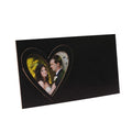 Chalkboard With Heart Photo Frame W10 x H6 inch 5.5mm Thick 1pc