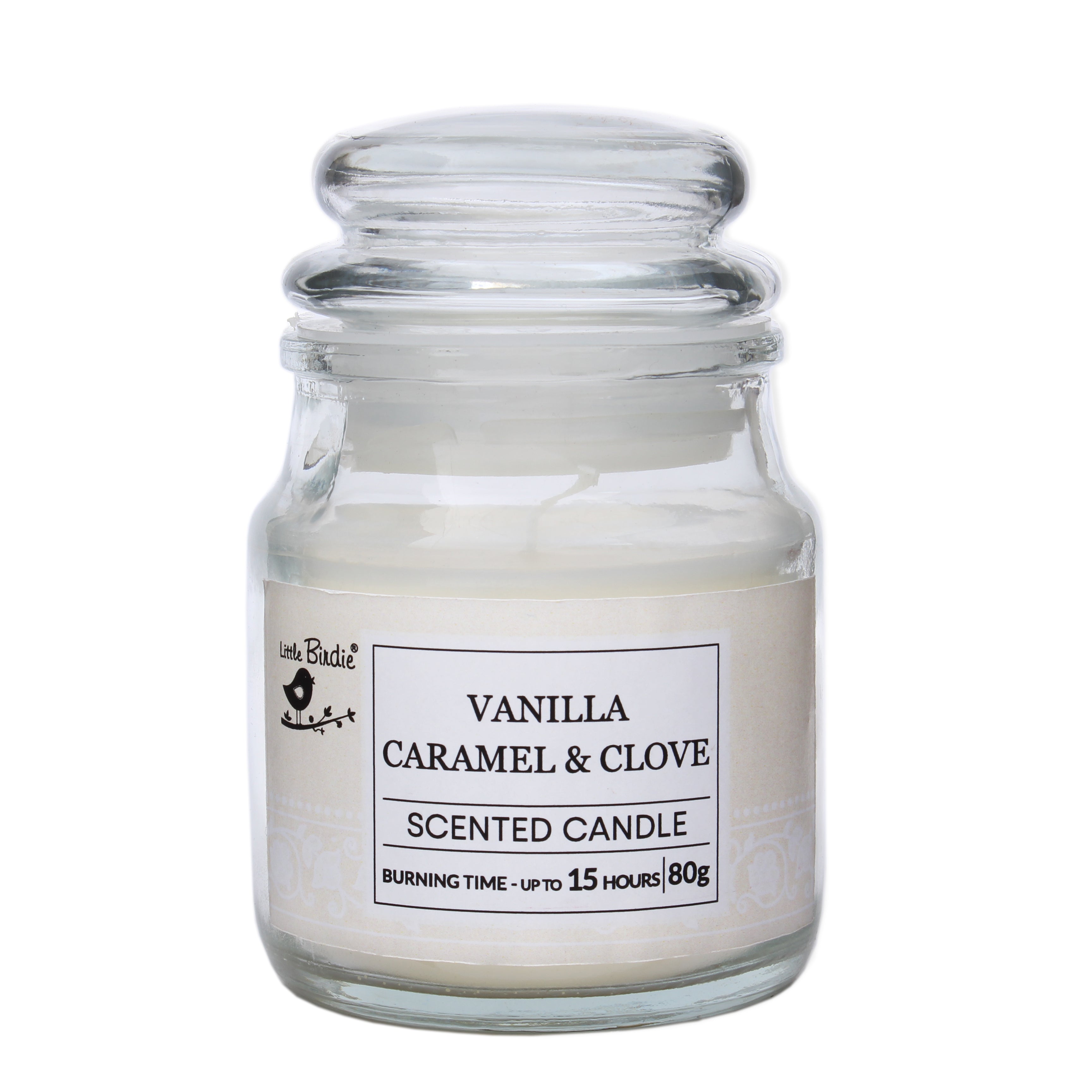 Jar Candle Vanilla,Caramel & Clove  1Pc Box
