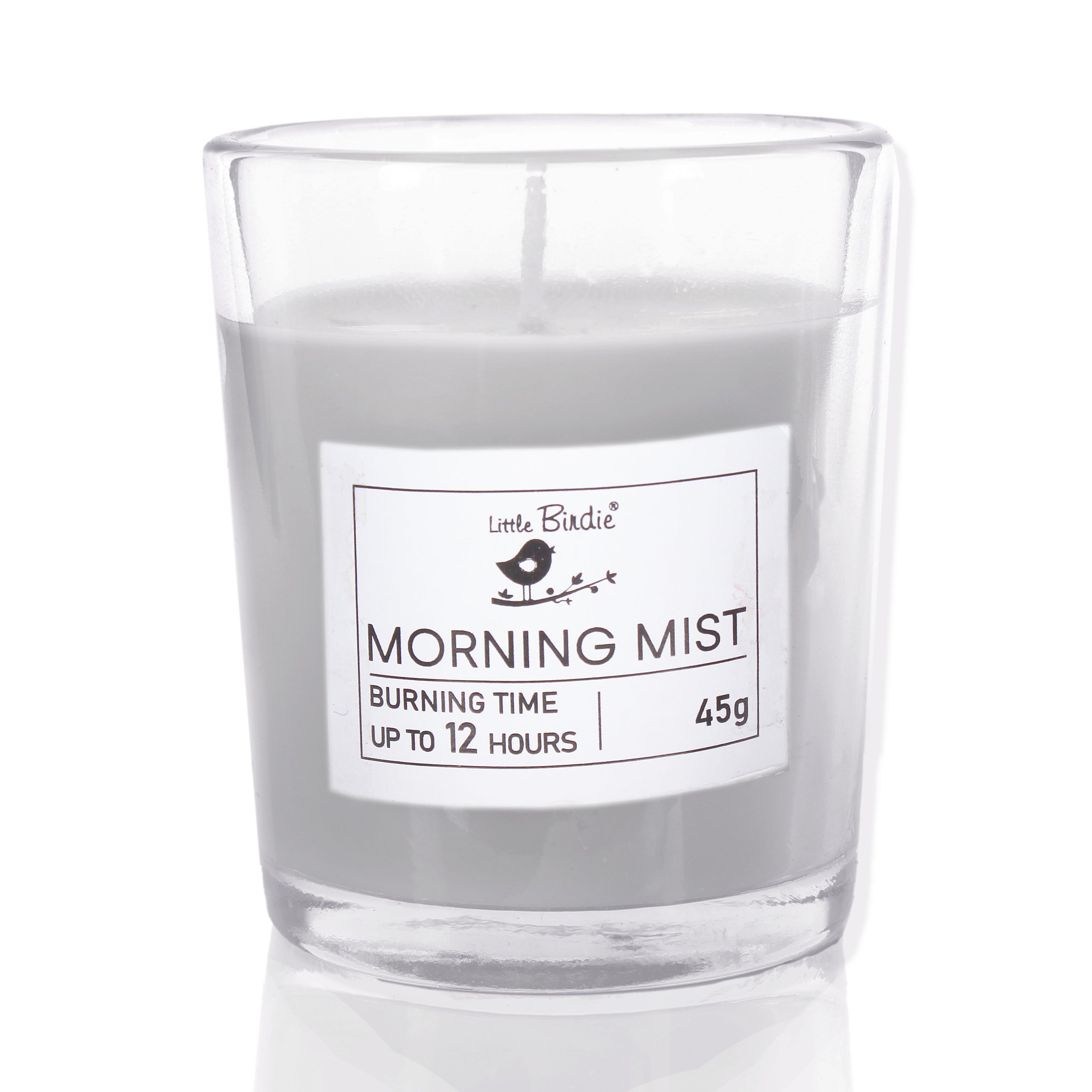 Scented Wax Glass Candle Morning Mist 1Pc Box