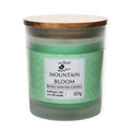 Scented Wax Glass Candle With Wooden Lid Mountain Blooms 1Pc