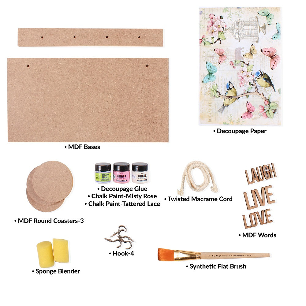 Diy Decoupage Key Holder Kit
