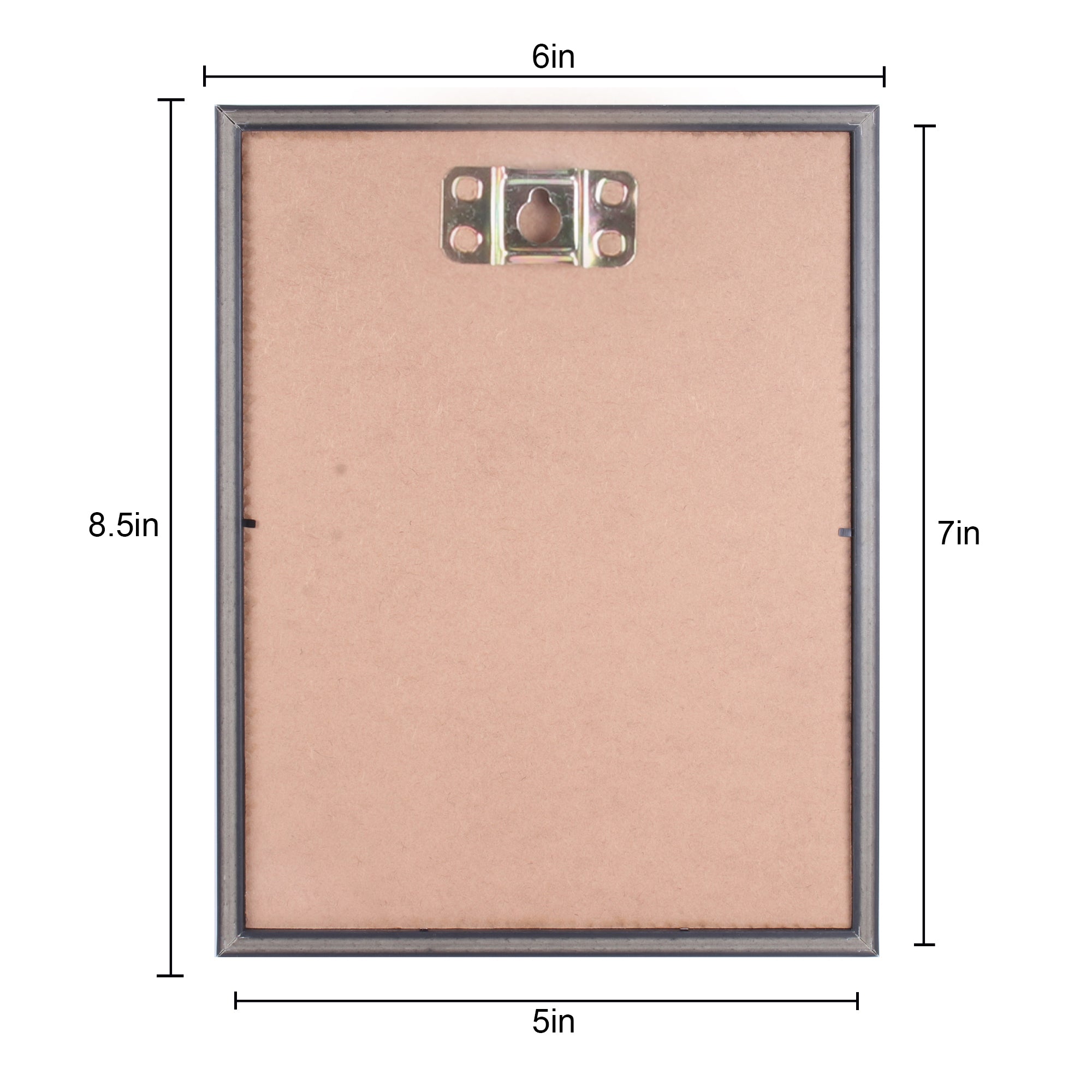 Canvas With Frame Narrow Black 5 X 7Inch 1Pc