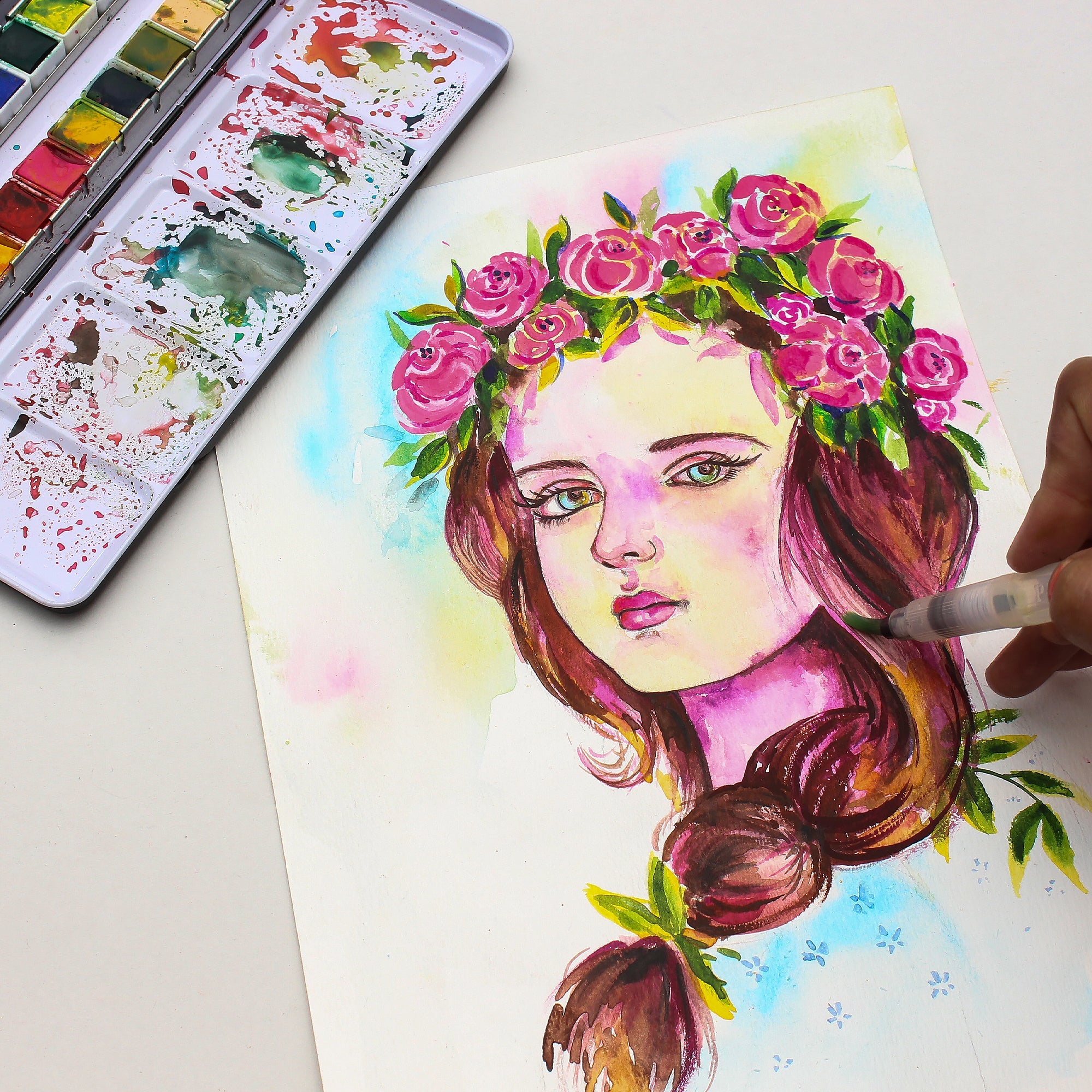 Premium Watercolour Paper 240Gsm A4 10 Sheets